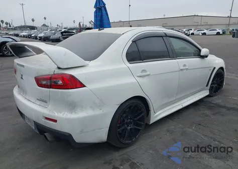 2014 Mitsubishi Lancer Evolution Gsr z USA, uszkodzony, nr VIN JA32W8FV4EU016287